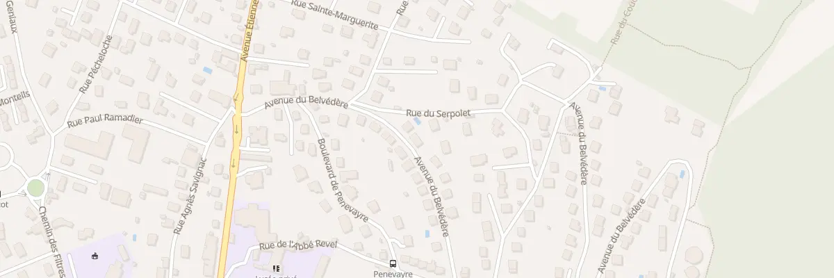 Plan du 3 Av du Belvédère à Villefranche-de-Rouergue
