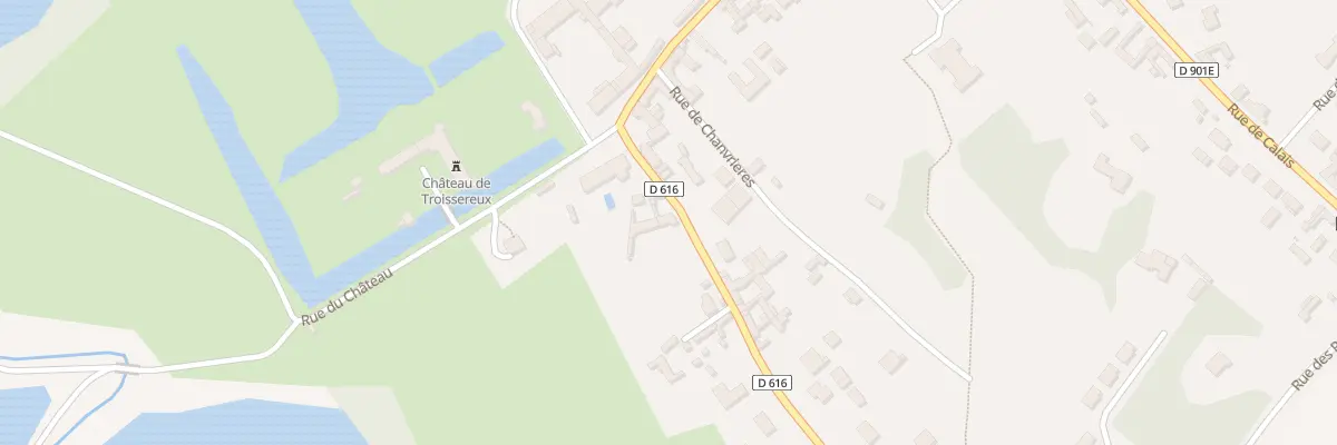 Plan du 3 Rue de la Gare à Troissereux