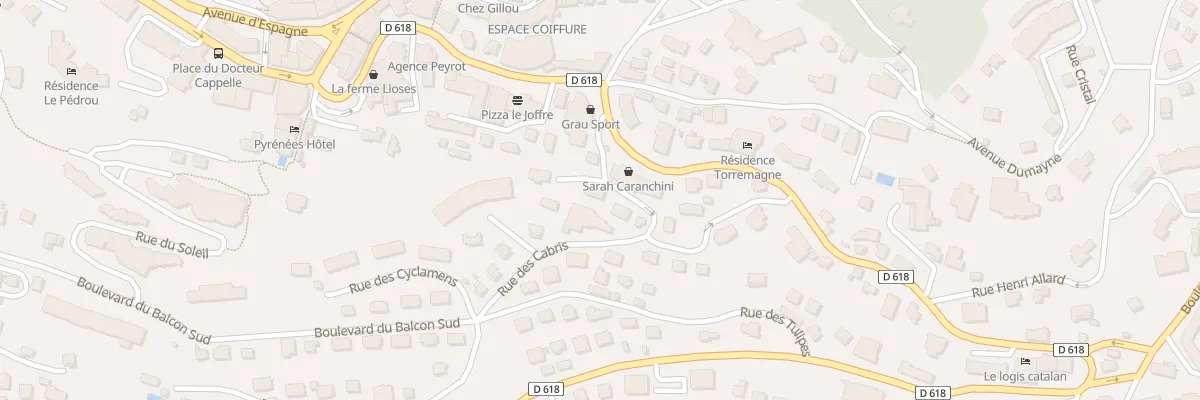 Plan du 9 Rue des Cabris à Font-Romeu-Odeillo-Via
