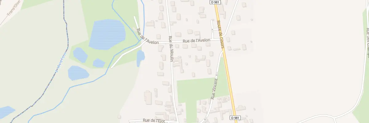 Plan du 253 Rue du Moulin à Aux Marais