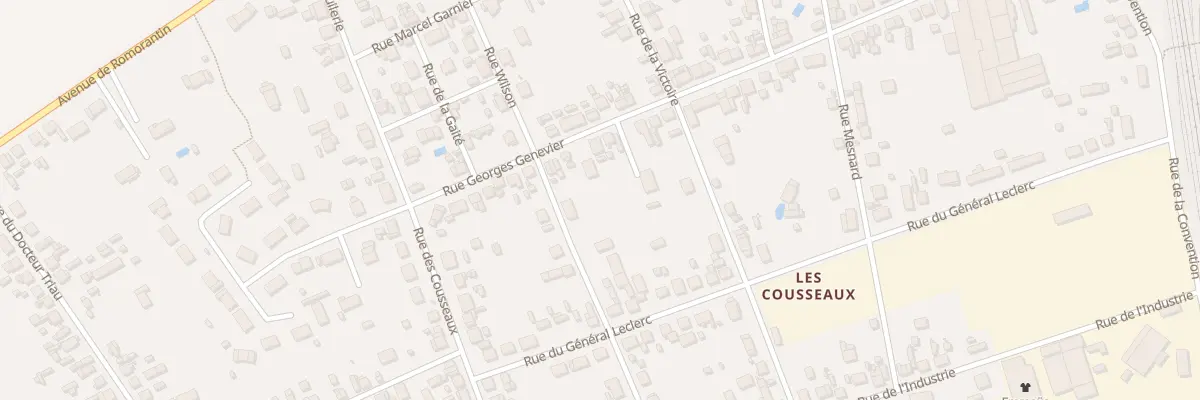 Plan du 63 Rue Georges Genevier à Salbris