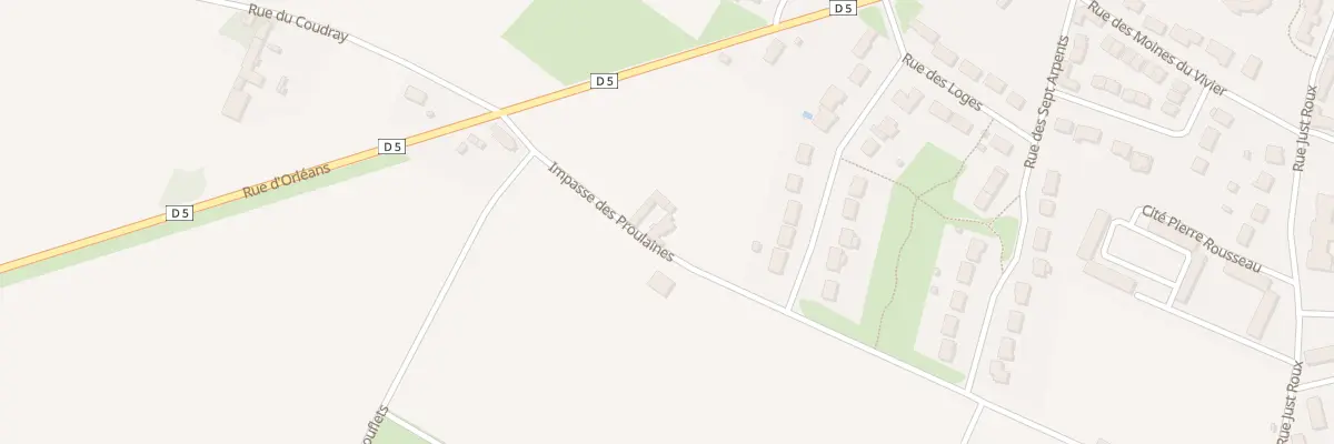 Plan du 9 Imp des Proulaines à Neuville-aux-Bois