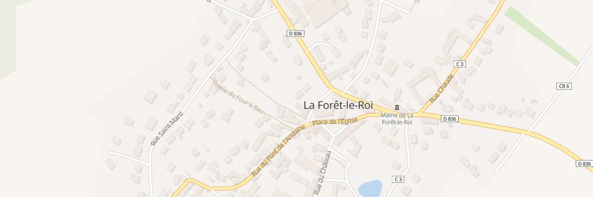 Plan du 4 Rue du Pont de l’Aridaine à La Forêt-le-Roi