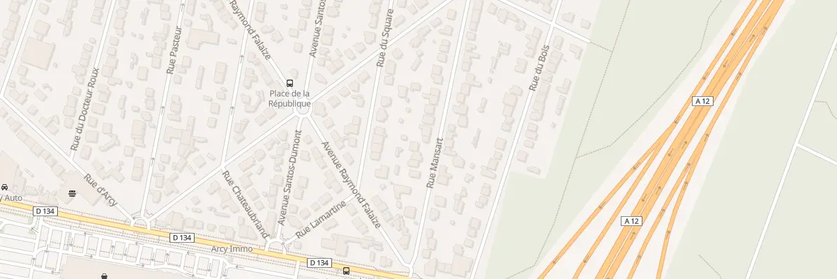 Plan du 21 Rue Mansart à Bois-d’Arcy