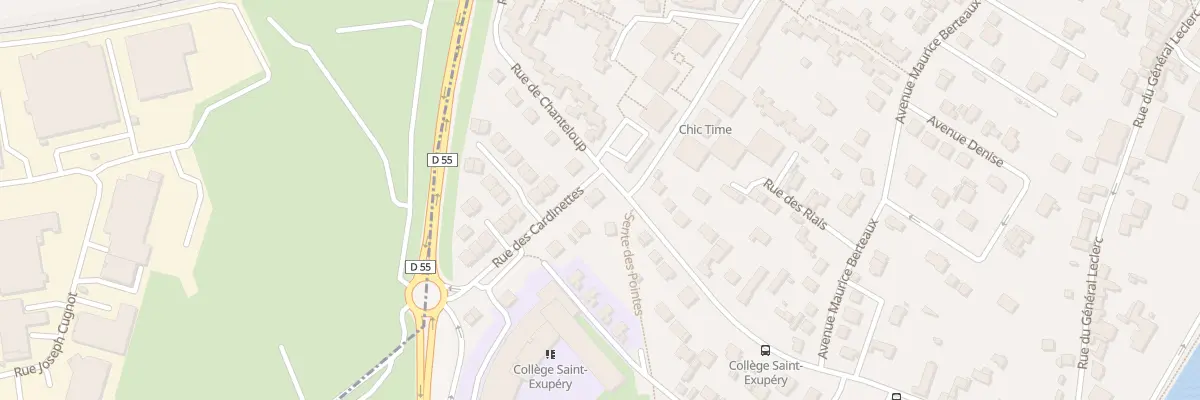 Plan du 9001 Rue de Chanteloup à Andrésy