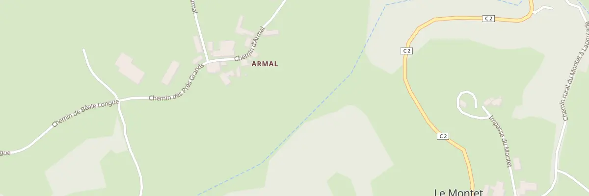 Plan du 63 Armal à Montet-et-Bouxal