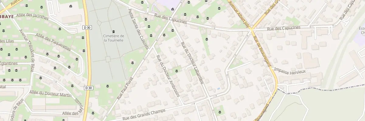 Plan du 12 Rue du Docteur Labarrière à Poissy
