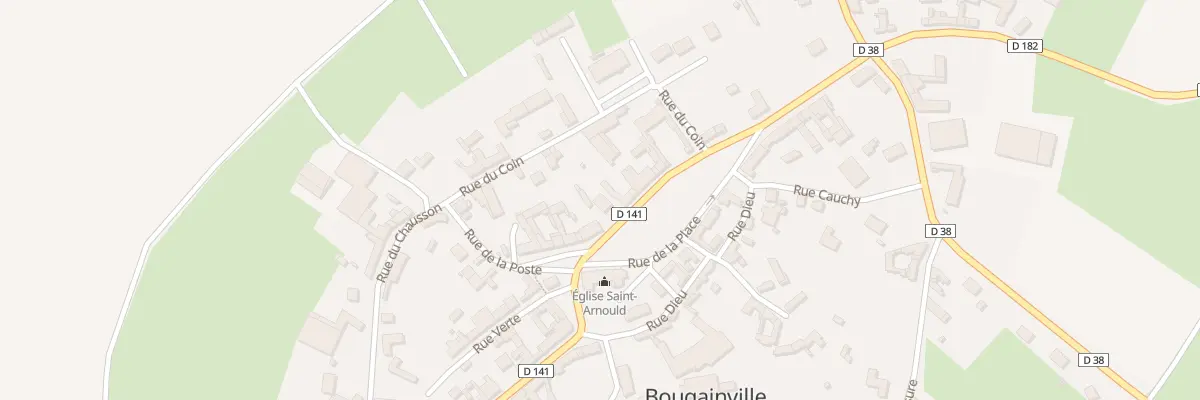 Plan du 3 Rue du Gal Leclerc à Bougainville
