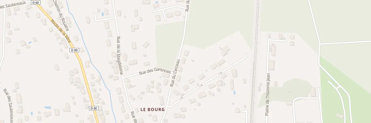 Plan du 6 Rue du Cerceau à Theillay