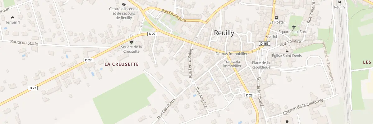 Plan du 6 Rue Ledru Rollin à Reuilly