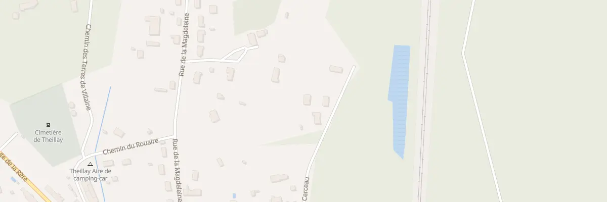 Plan du 29B Rue du Cerceau à Theillay