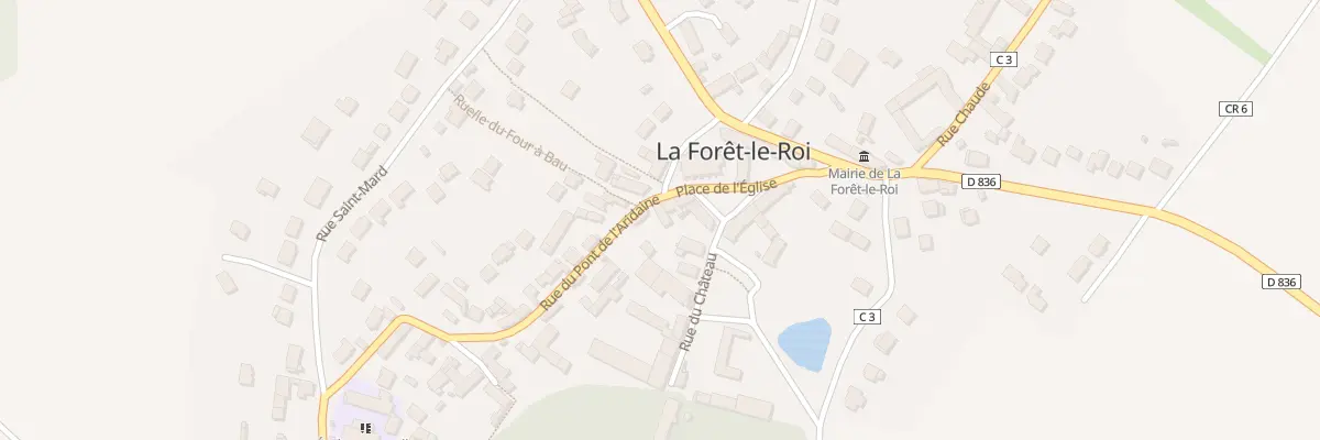 Plan du 5 Rue du Pont de l’Aridaine à La Forêt-le-Roi