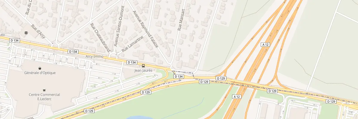 Plan du 2 Rue Mansart à Bois-d’Arcy