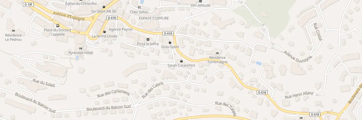 Plan du 57 Av Mal Joffre à Font-Romeu-Odeillo-Via