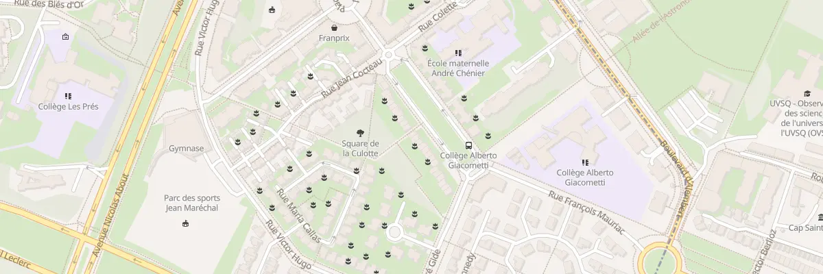 Plan du 30 Rue Francois Mauriac à Montigny-le-Bretonneux