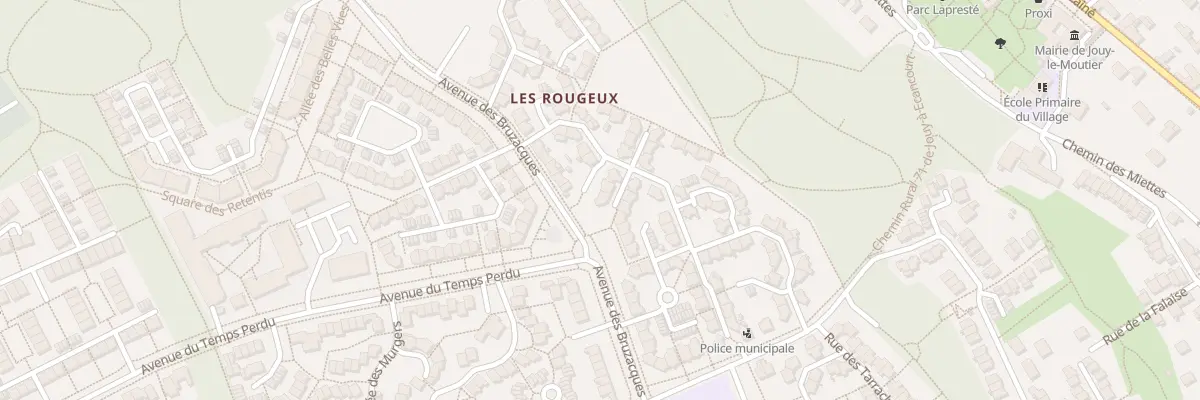 Plan du 28 Sq aux Merles à Jouy-le-Moutier