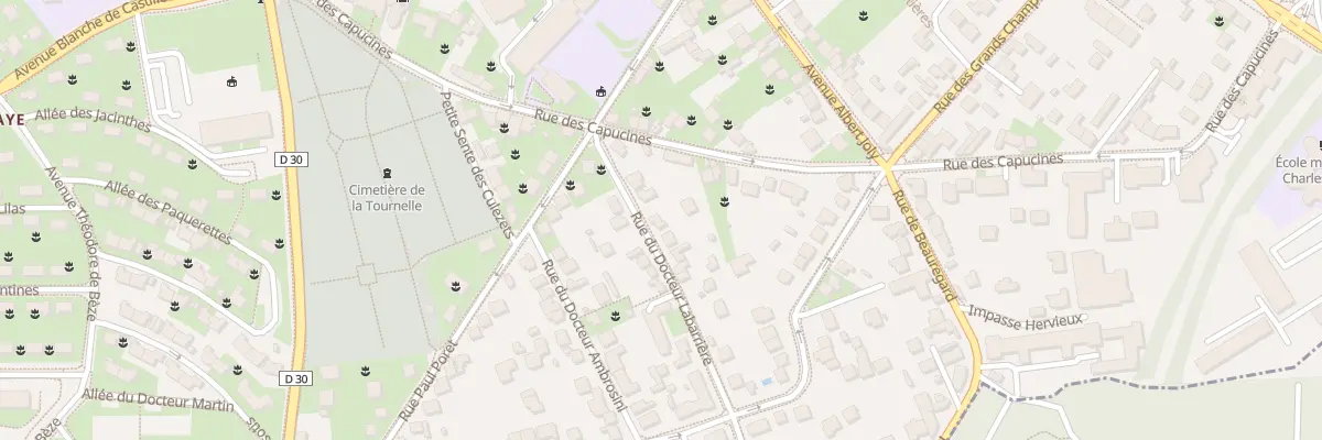 Plan du 7 Rue du Docteur Labarrière à Poissy