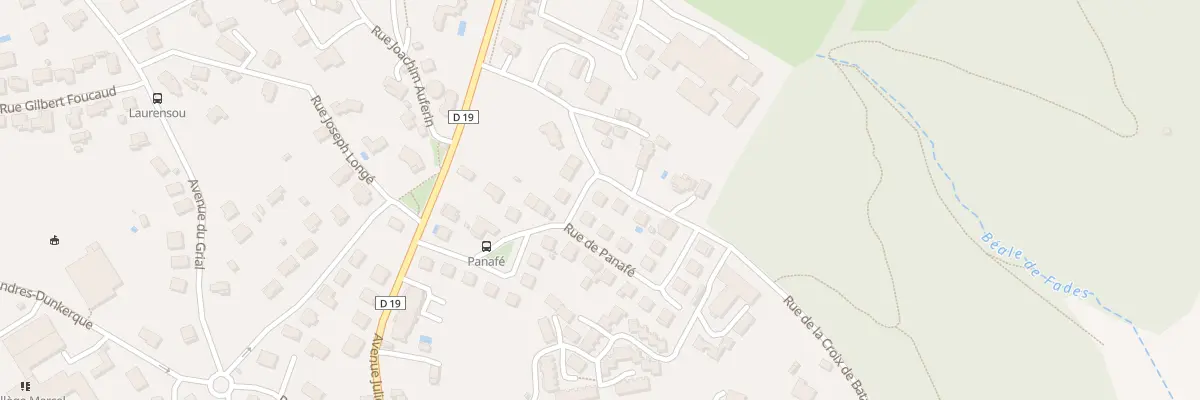 Plan du 21 Rue de Panafe à Figeac
