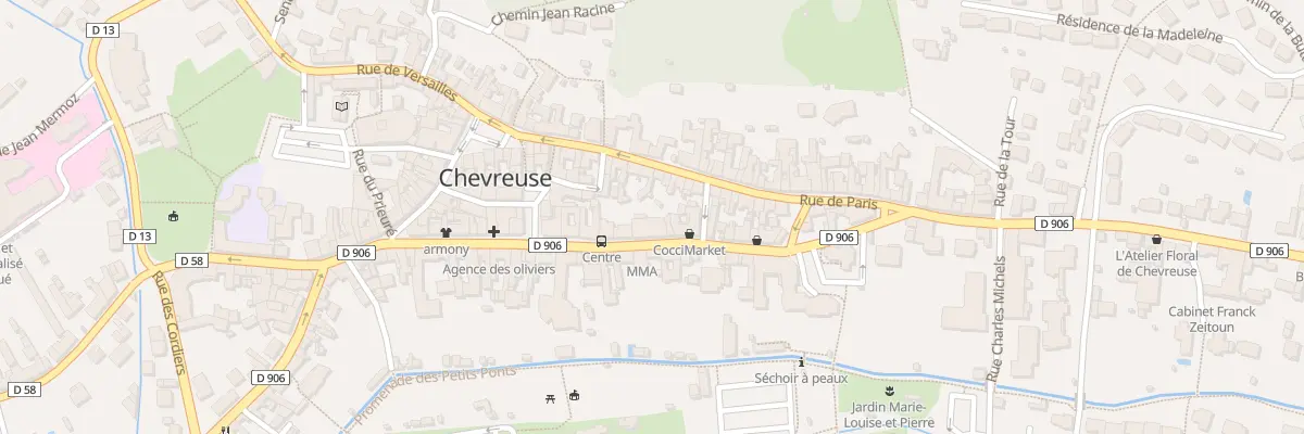 Plan du 24 Rue de la Division Leclerc à Chevreuse
