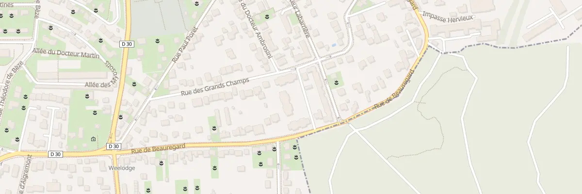 Plan du 28B Rue de Beauregard à Poissy