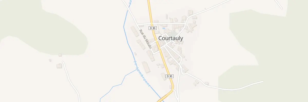Plan du 2 Rue du Moulin à Courtauly