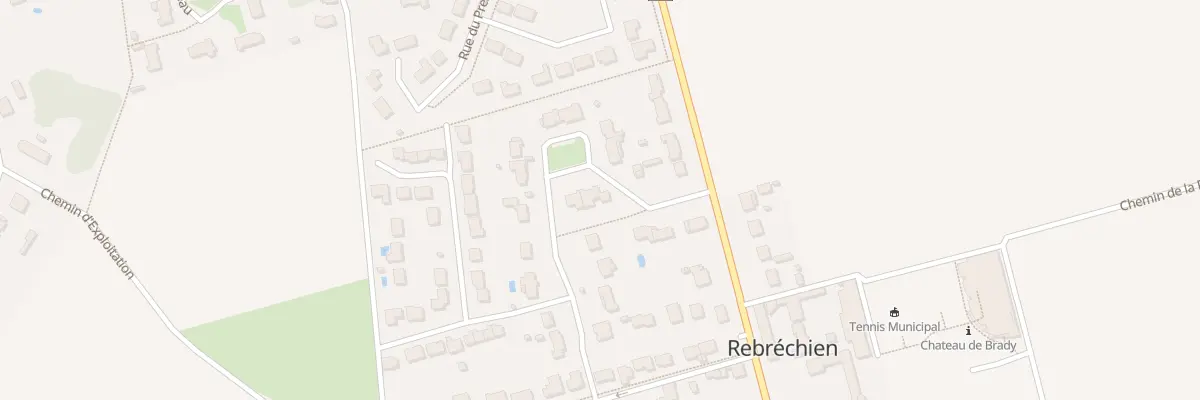 Plan du 7 Rue du Bas de Jumeau à Rebréchien