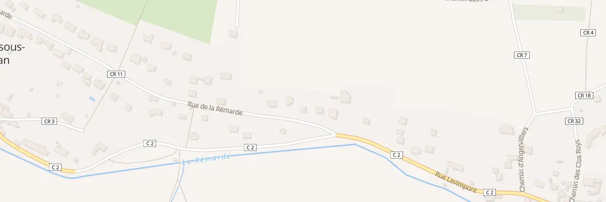 Plan du 43 Rue de la Remarde à Saint-Cyr-sous-Dourdan