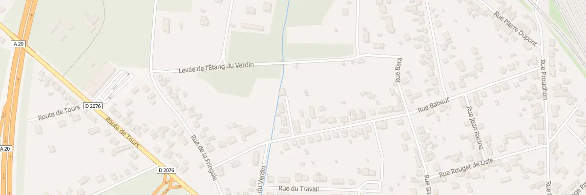 Plan du 50A Rue Babeuf à Vierzon