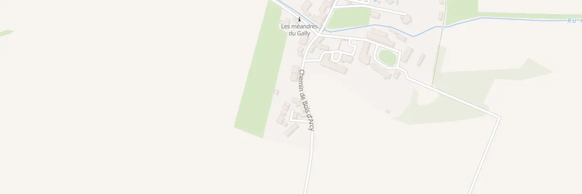 Plan du 8 Che de Fontenay et Bois d’Arcy à Rennemoulin