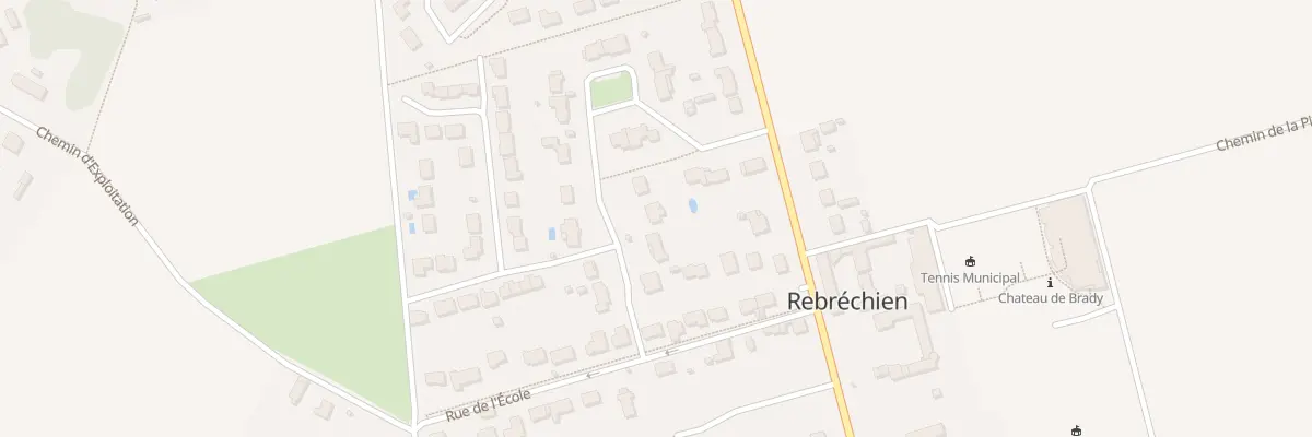 Plan du 13 Rue du Bas de Jumeau à Rebréchien