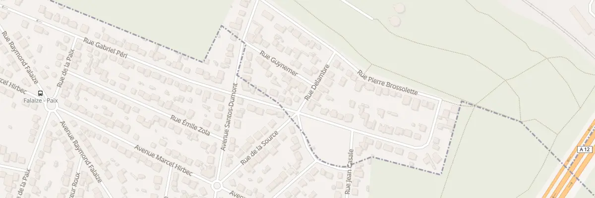 Plan du 1 Rue Delambre à Fontenay-le-Fleury