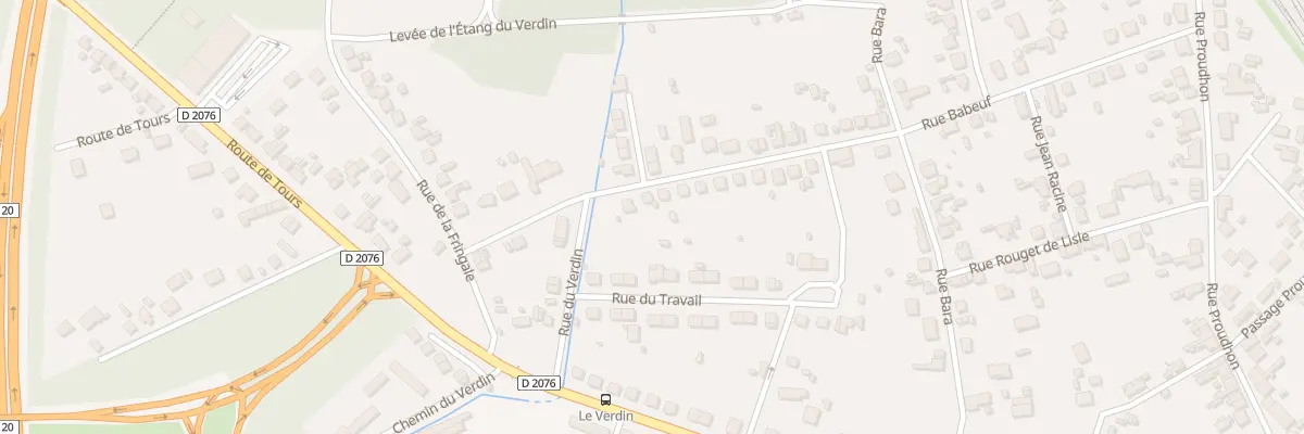 Plan du 43 Rue Babeuf à Vierzon