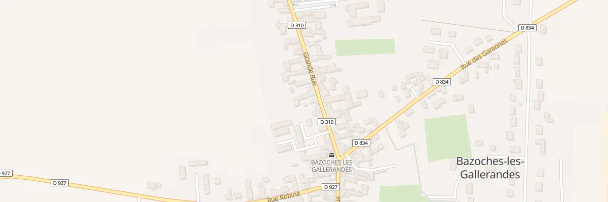 Plan du 39 Grande Rue à Bazoches-les-Gallerandes