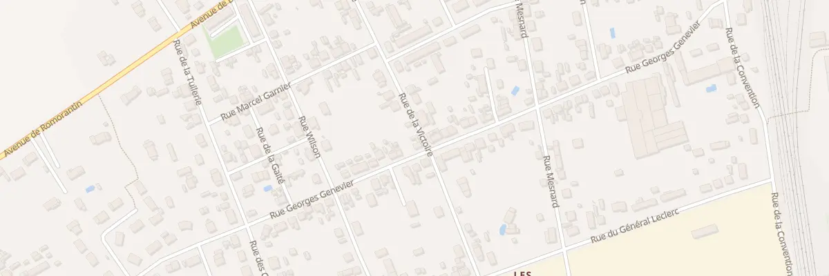 Plan du 54 Rue Georges Genevier à Salbris