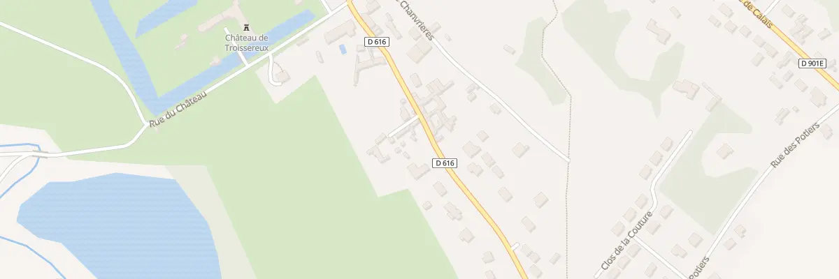 Plan du 7 Rue de la Gare à Troissereux