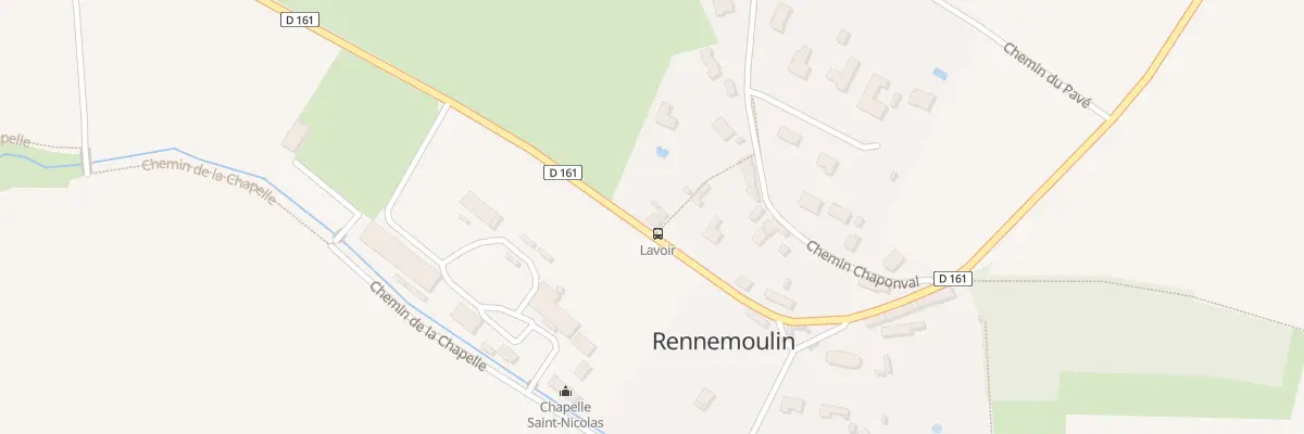 Plan du 12 Rue de Villepreux à Rennemoulin