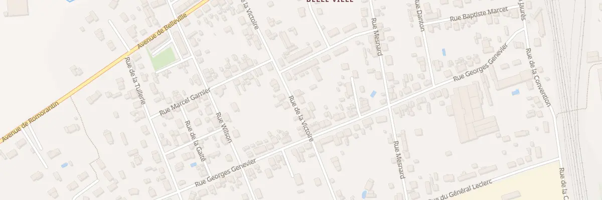 Plan du 23 Rue de la Victoire à Salbris