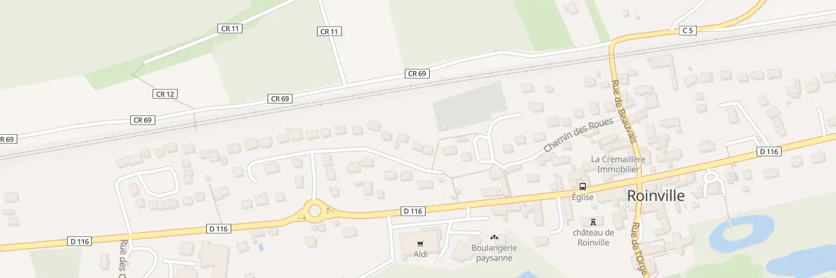 Plan du 21 Rue de la Cavée Saint-Martin à Roinville