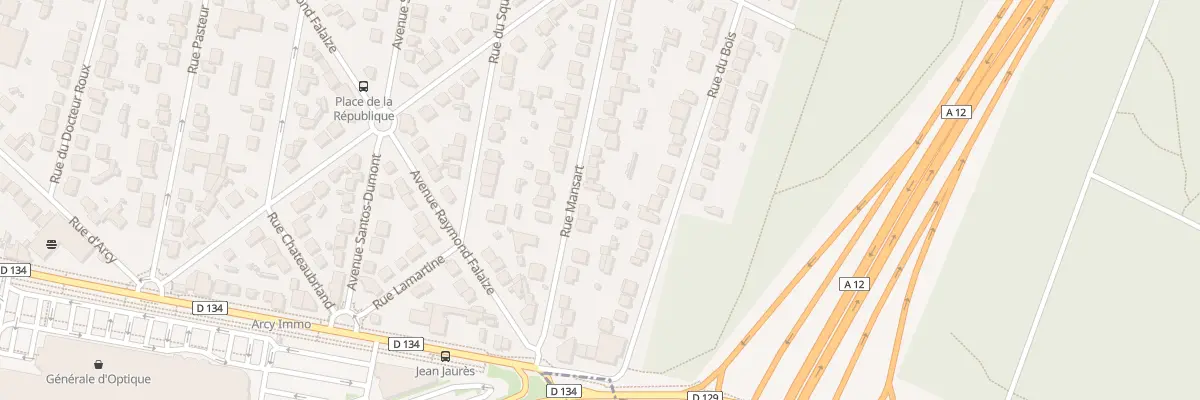 Plan du 20 Rue Mansart à Bois-d’Arcy