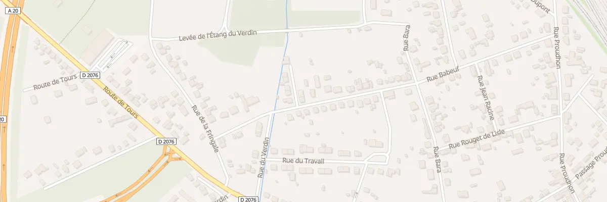 Plan du 50 Rue Babeuf à Vierzon