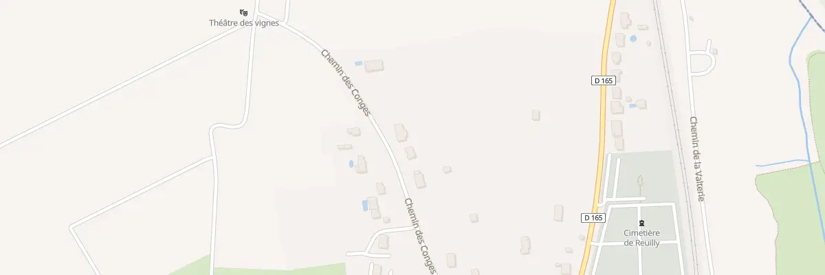 Plan du 38 Che des Conges à Reuilly