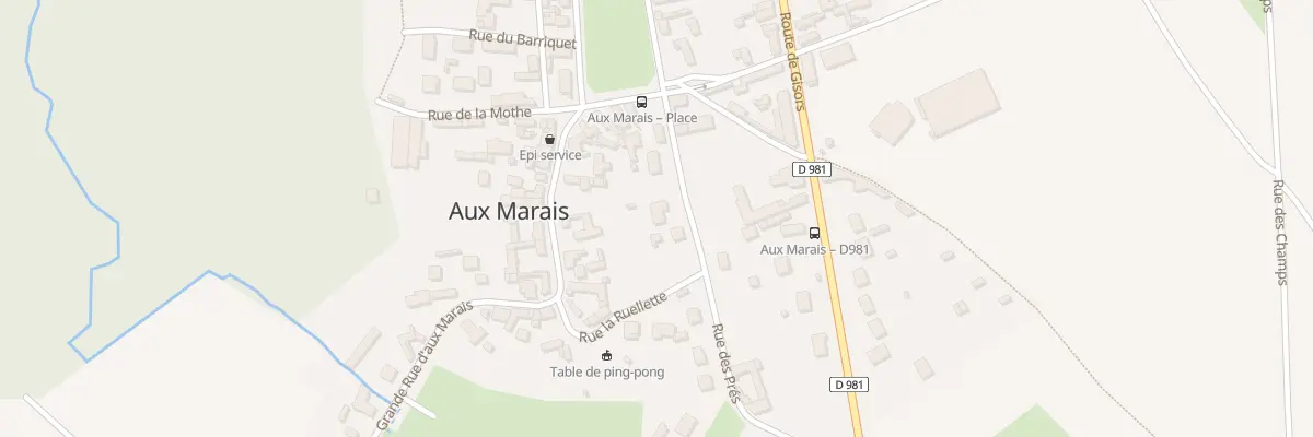 Plan du 243 Rue des Prés à Aux Marais