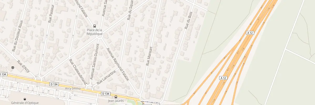 Plan du 24 Rue Mansart à Bois-d’Arcy
