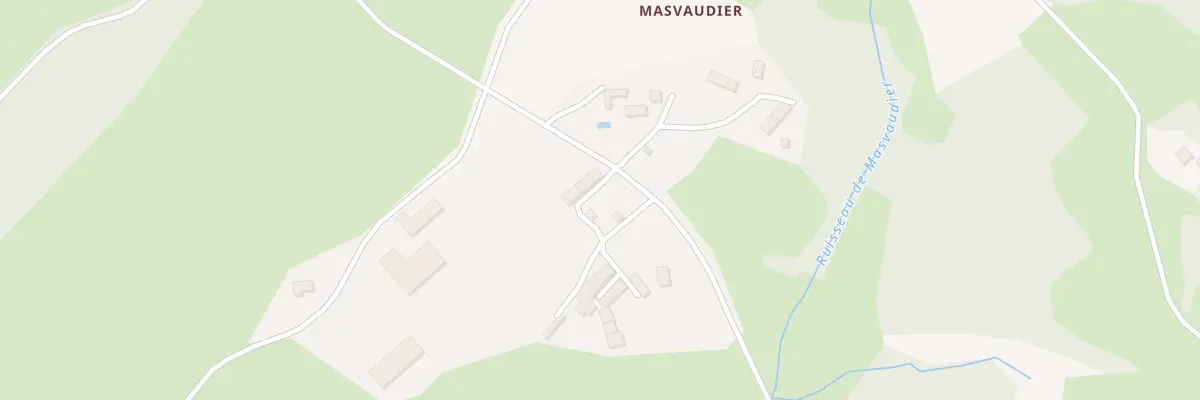 Plan du 9 Masvodier à Vallière