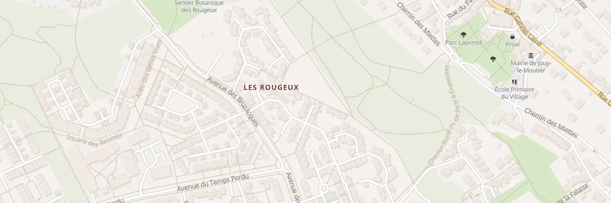 Plan du 14 All des Trompettes à Jouy-le-Moutier