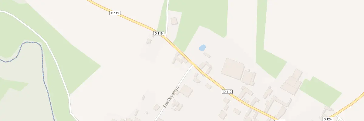 Plan du 33 Rte de Berck à Gennes-Ivergny
