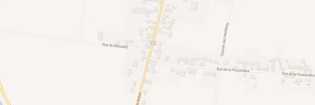Plan du 13 Rue Ouzilleau à Bazoches-les-Gallerandes