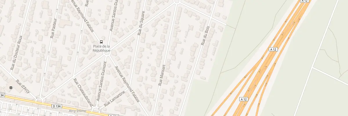 Plan du 32 Rue Mansart à Bois-d’Arcy