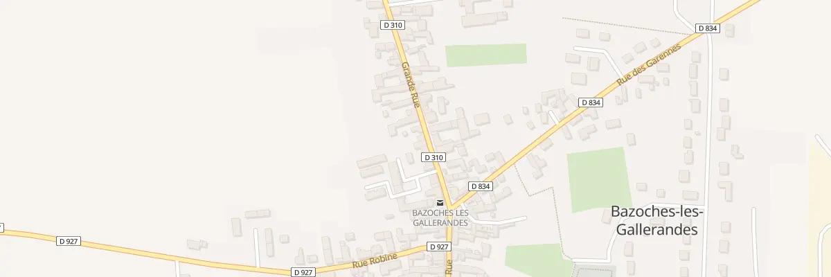 Plan du 37 Gr Grande Rue à Bazoches-les-Gallerandes
