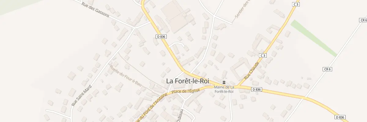 Plan du 2 Rte de Dourdan à La Forêt-le-Roi